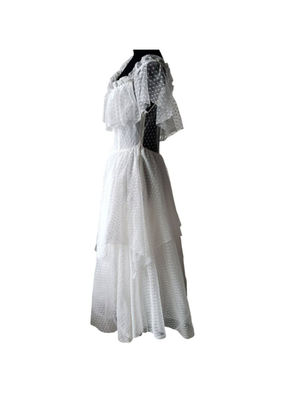 Loveshackfancy Faraway Fancy Noni Dress White Bridal Boho Wedding Dress 6 - Picture 15 of 16
